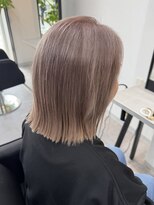 リラステラ(Re.laSTELLA) 白髪ぼかしブリーチありダブルカラーミルクティーグレージュ