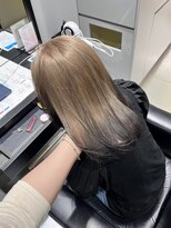 エイトヘアー(8 HAIR)&nbsp;ミルクティーベージュ×ダークグレー
