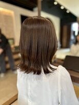 ヘアリゾート粋 ティガ 池袋店(tiga)&nbsp;くびれレイヤーボブ/透明感カラー/髪質改善