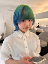 エルミタージュ(HERMITAGE)&nbsp;ショートレイヤーカット ブリーチ2回
