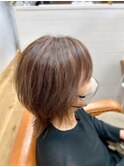 ウルフレイヤー×白髪ぼかしハイライト【#松山美容室】