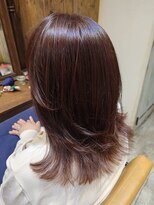 ワゴンバイアフロート(Wagon by afloat)&nbsp;ピンクベージュ 前髪なし レイヤーカット 池袋