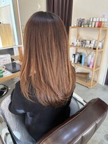 ヘアーアンドアイラッシュ ココアンジェ 福津店(CocoAnge)&nbsp;サイドレイヤーロングヘア