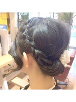 サヴォイ 本厚木店(SAVOY) 【結婚式】ギブソンタック☆お花編み込み