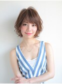 美髪 イメチェン ワイドバング  ショートカットパーマ山口☆