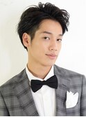デートスタイルに◎カジュアルモードマッシュ
