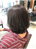 厚めバンク/伸ばしかけ/大人/小顔/ふわミディ/ナチュラルボブ