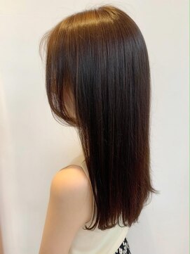 ヘアーアンドスパ フェリーチェ ミチ 野田屋町店(HAIR&SPA felice MICHI) 艶感重視のグレージュカラー