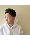 アップバングショートスタイル