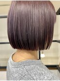 ラインボブ・ブリーチ・バイオレットグレージュ