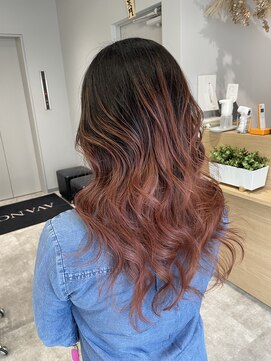 アヴァンス 京橋店(AVANCE) ブリーチ1回グラデーションカラー