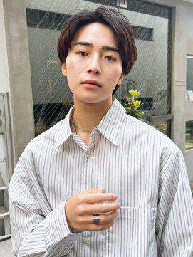 ミンクス 青山店(MINX) センターパート+ツーブロックマッシュ2WAYヘア