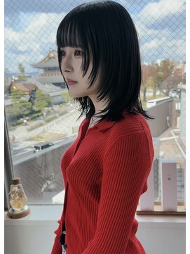 ヘアースタジオゼン アドバンス(hair studio Zen advance) 最近人気な韓国風のフェイスレイヤースタイル