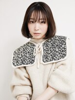 オンク 新宿(onk)&nbsp;黒髪/グレーベージュ/レイヤーロング/前髪パーマ[新宿駅]