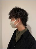 ツイストスパイラル/メンズカット/メンズパーマ/波巻きパーマ