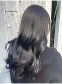 ロング×暗めグレー