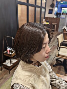 レーノ(leno) 韓国風タンバルモリボブ