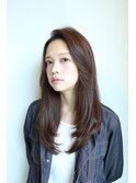 セミロングスタイル