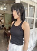 黒髪ボブ