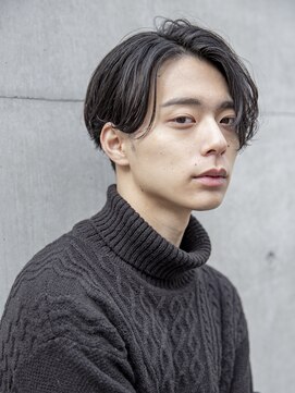 シティ(CITY) 【小久保style】韓国マッシュニュアンスパーマダークアッシュ