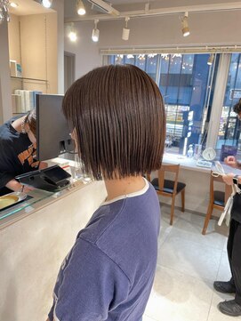 キャンバス バイ ネオリーブ 横浜西口(Canvas by neo.) ミニボブ 伸ばしかけヘア ぷつっとボブ sn