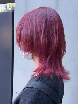 ソル オモテサンドウ 表参道 青山(SOL . OMOTESANDO) ダブルカラーピンクベージュベージュカラーケアブリーチレイヤー