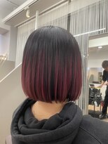 ジエクト ヴィシア(The Ect VIXIA) ボブ/ハイライト/デザインカラー/チェリーレッド