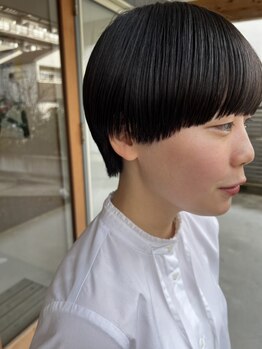 メリア(MELIA)の写真/くせ毛でもショートスタイルを諦めないで！“自分で再現できる”を叶えるカットで扱いやすいショートに◎