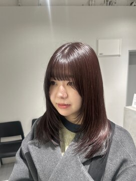 アテバイルイス 喜連瓜破(ATE by luis) ◎ラベンダーブラウン/レイヤーカット