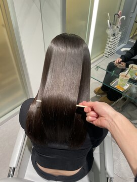 ユニック ウメダ(unique UMEDA) 髪質改善ストレート×ツヤ髪×美髪整形×20代×トリートメント