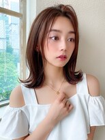 アフロートフクオカ(AFLOAT FUKUOKA)&nbsp;【福岡初出店☆AFLOAT 福岡】小顔前髪なしくびれレイヤーカット