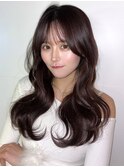 ショコラブラウン 髪質改善トリートメント 顔周りカット 美髪