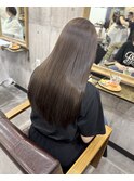 【amule hair】夏っぽくマットグレージュ