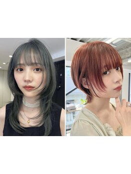 顔周りのニュアンスを大切に、ミリ単位までこだわるカット技術であなたに一番似合うStyleをご提案します◎