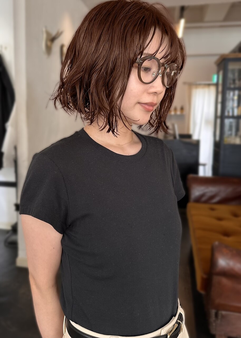 フォンテーヌ Rafura RM23M ミディアムレイヤー・ボブ ブラウン 2025