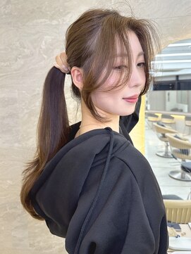 ロンドアヴァントゥス 池袋(Lond aventus) オリーブグレー/ボブ/顔周り/小顔/レイヤー/髪質改善/縮毛矯正