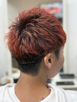 スナリー(Snaly)&nbsp;オレンジカラー/刈り上げ女子/パンクスタイル