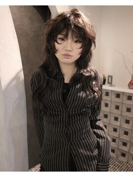 レイヤーカット　ハッシュカット　ウルフカット　大須