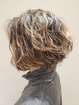 松本平太郎美容室 吉祥寺パートファイブ(PART5) 40代50代×ボブウェーブ×クリープパーマ