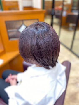 ピュア ポイント 和光店(PURE POINT) ハンサムショート／ラベンダーアッシュ