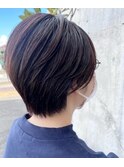 ショートヘア・オーガニックカラー・ヘッドスパトリートメント