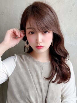 エイミーバイアフロートザガーデン 浦和店(amie by afloat the garden) 暗髪でも出せるこなれ感！フェイスレイヤー×ロングヘア【浦和】