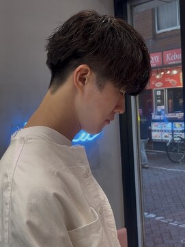 ロンドポレール 北千住(Lond polaire) men's/メンズ波巻きスパイラルパーマ/ナチュラルツーブロック