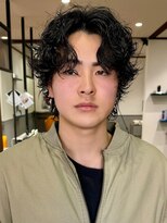 ラパンセブランメンズ 蟹江(LA PENSEE BRUN MEN'S)&nbsp;[LAPENSEE_inagaki]波巻きパーマ