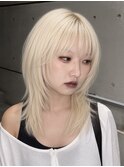 ウルフカットシャギーレイヤーロングレイヤーハッシュカット