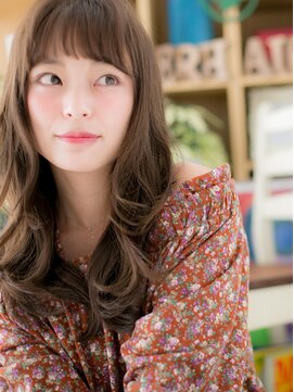 カバーヘア ブリス 戸田公園西口店(COVER HAIR bliss) ★大人かわいい斜めバング♪無造作カールの愛されロング★5