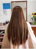 エクステで、ロングに♪