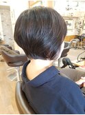 40代・50代 くせ毛も活かす前下がりボブ