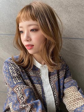 リール ヘアー 箱崎店(rire hair) オン眉ミディ