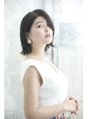 耳掛けアレンジ☆外ハネボブ